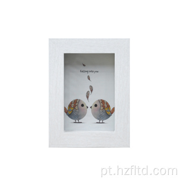 Família de alta qualidade Love Photo White Picture Frame Wood Plástico quadro